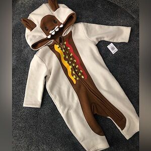 Old Navy Unisex Hot “dog” Puppy Jumpsuit Costume